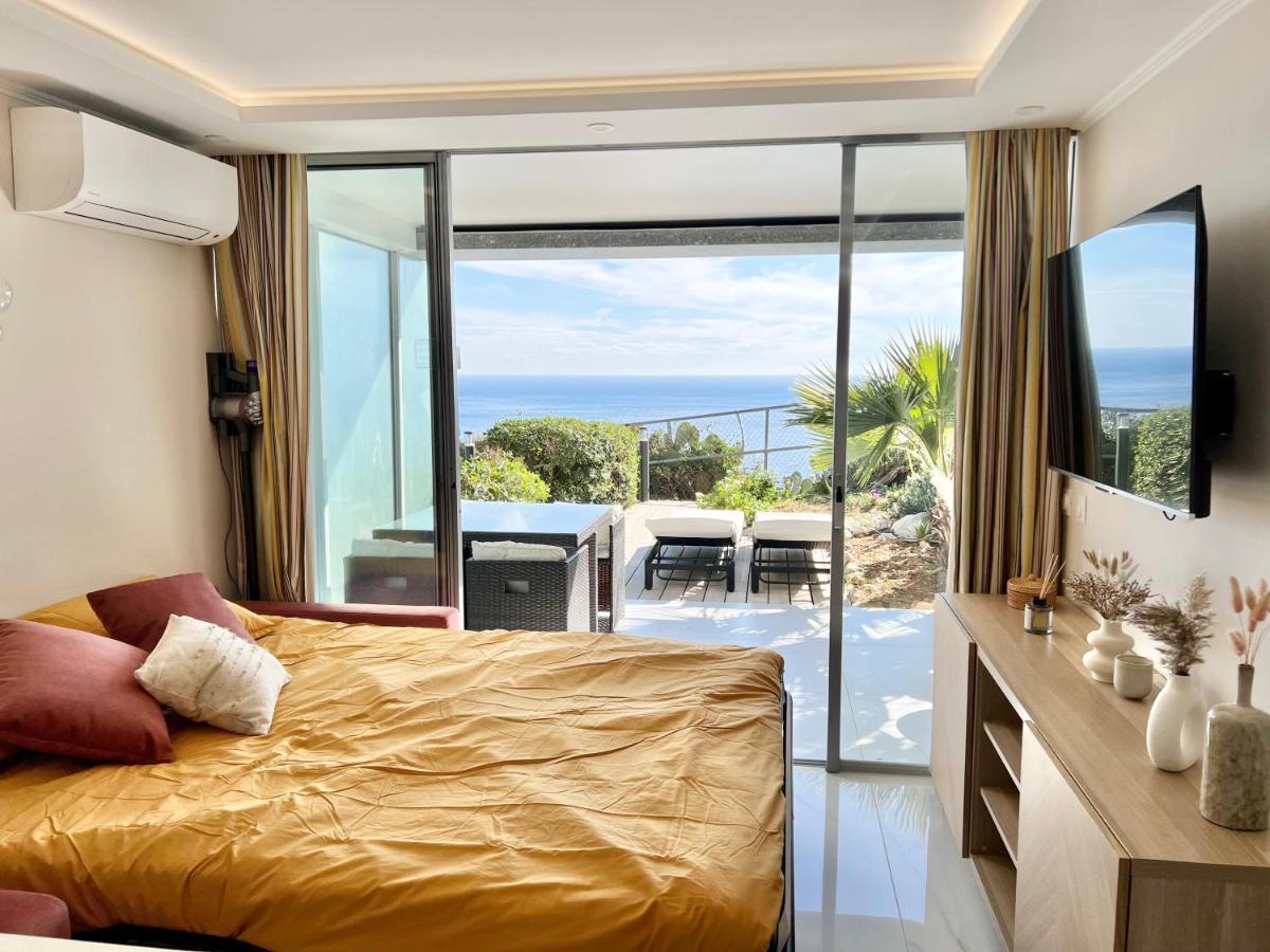 Luxueux Appartement - Vue Mer - Piscine - Free Parking - Monaco Cap-d'Ail Exteriér fotografie
