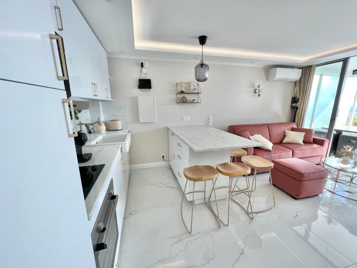 Luxueux Appartement - Vue Mer - Piscine - Free Parking - Monaco Cap-d'Ail Exteriér fotografie